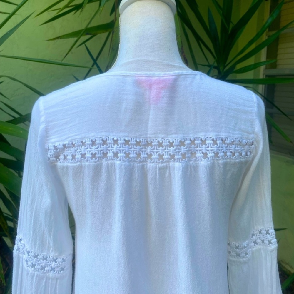 Lilly Pulitzer White Light Blouse